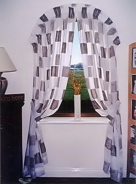 Итальянские шторы в клетку