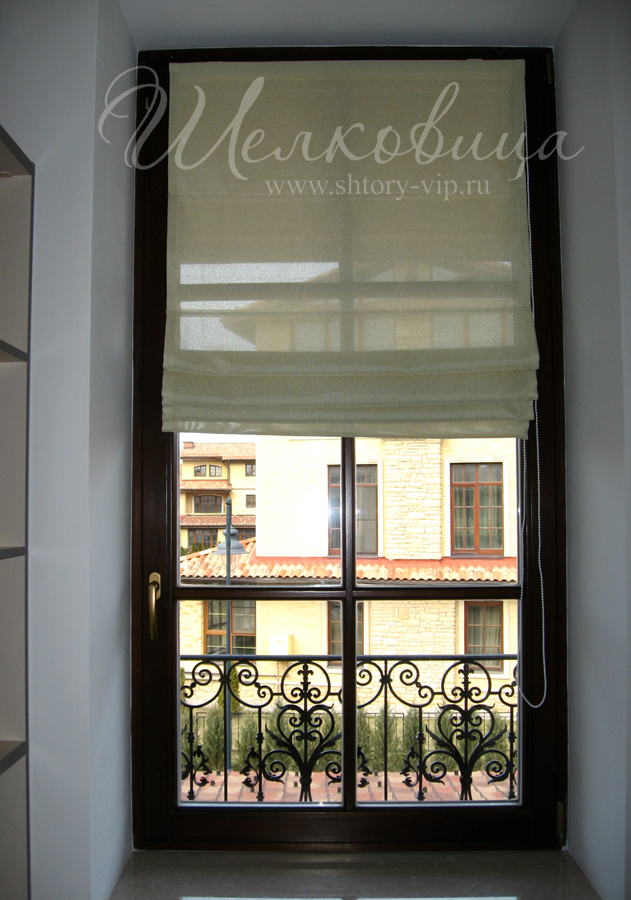 Римская штора на открываемое окно