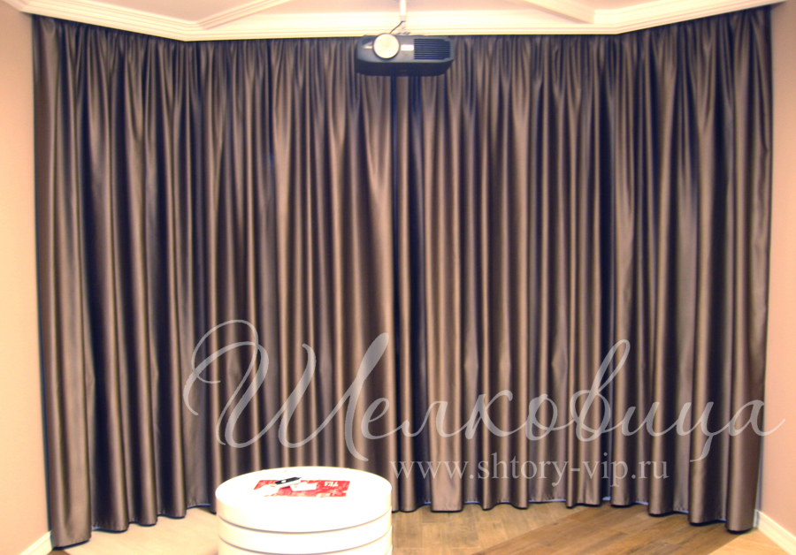 Шторы в домашний кинозал