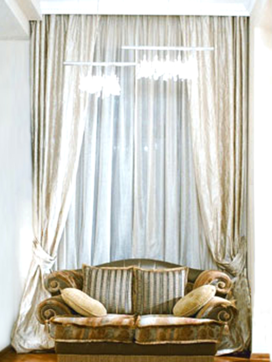 Шторы в дом в светлых оттенках
