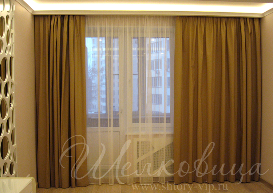 Шторы в спальню