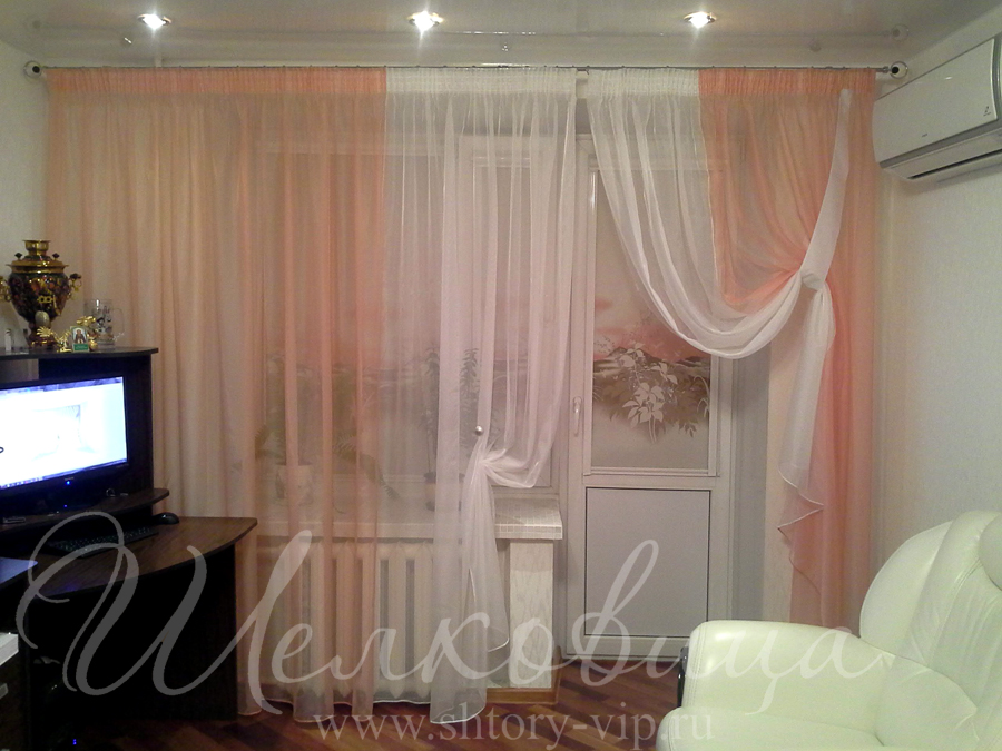 Тюль в кабинете