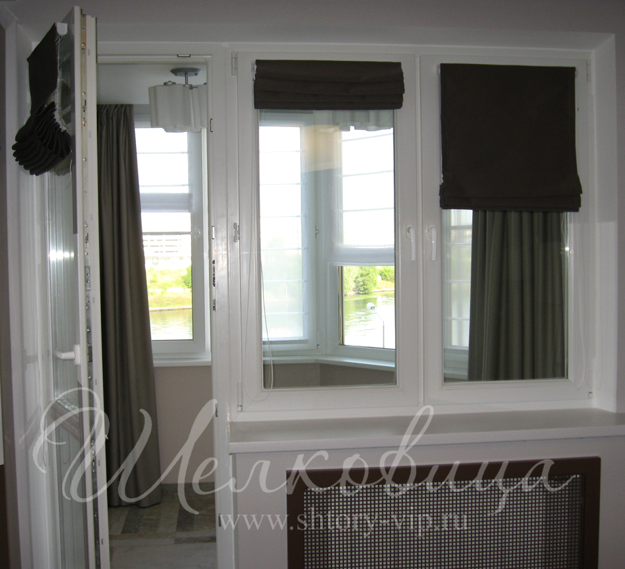 Шторы на балкон