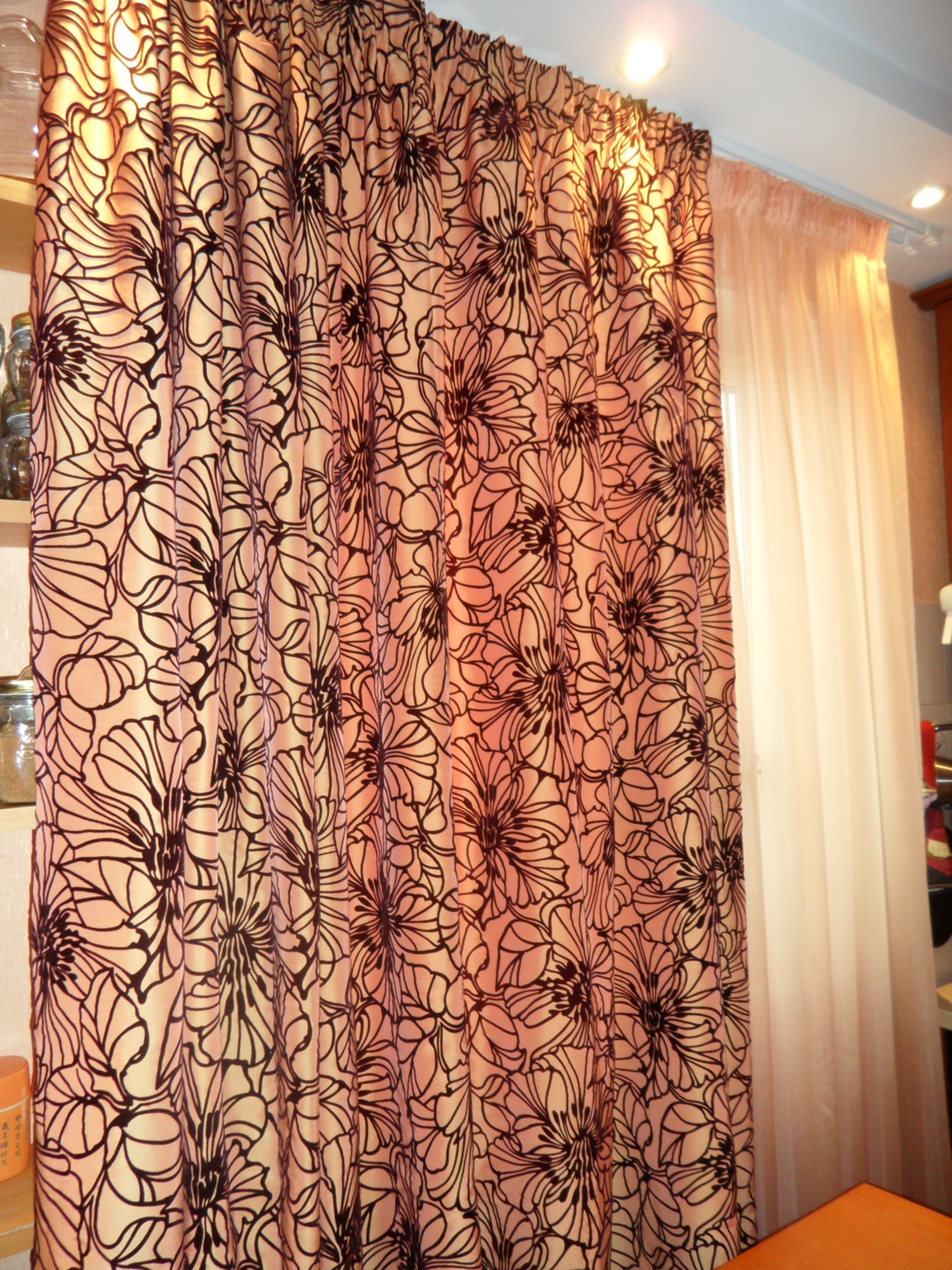 Оригинальные шторы с рисунком